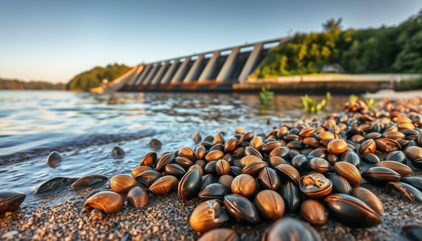 Farmain Shell Explaining Mussel Shell Piles Found Near Dams